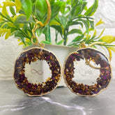 Resin Combo keychain with Sign & Flowers Preservation